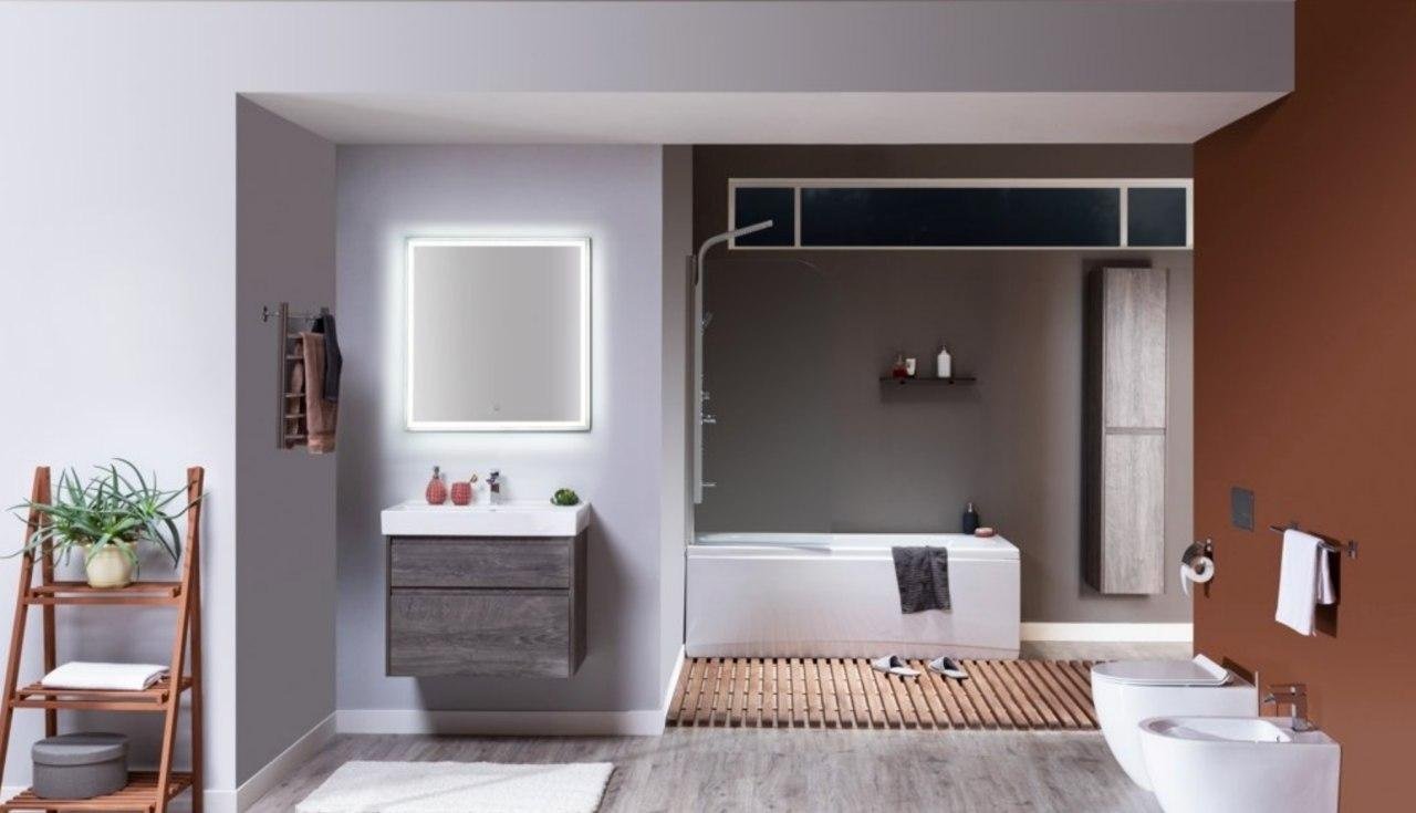Зеркало настенное Aquanet 75x80 см - ForteMarket Зеркало настенное Aquanet 75x80 см купить,0