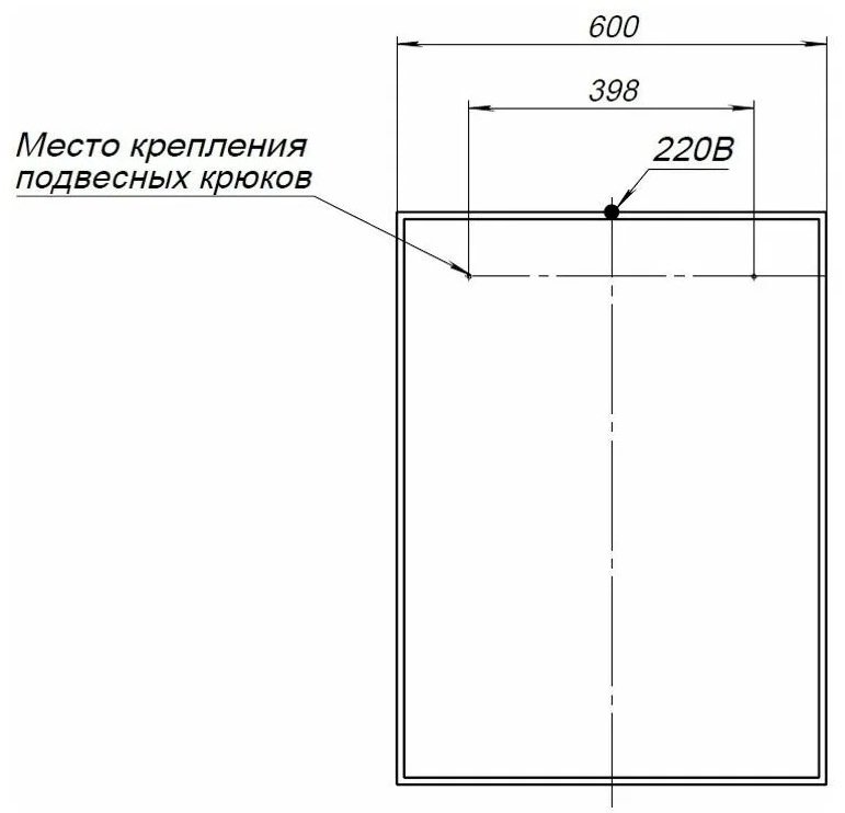 Зеркало настенное Aquanet 60x80 см купить,0