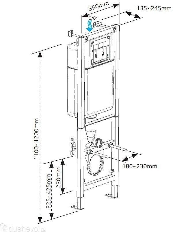 AQUA рамная инсталляция BCM 536 - ForteMarket AQUA рамная инсталляция BCM 536 купить,0