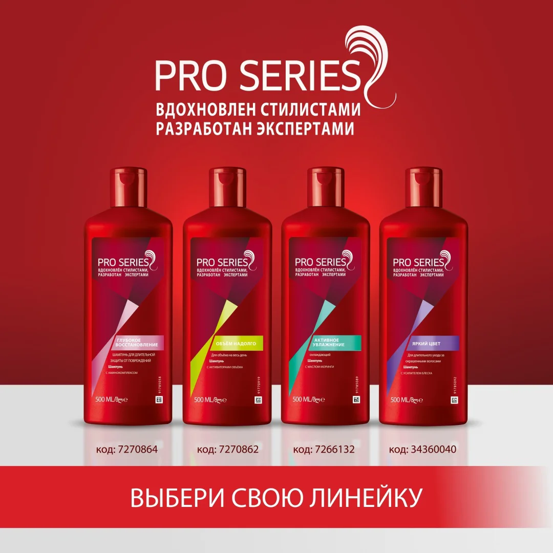Шампунь Wella Pro Series активное увлажнения 500мл купить,NaN