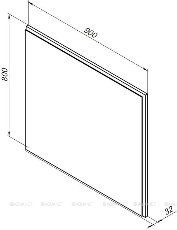 Зеркало настенное Aquanet 90x80 см - ForteMarket Зеркало настенное Aquanet 90x80 см купить,0