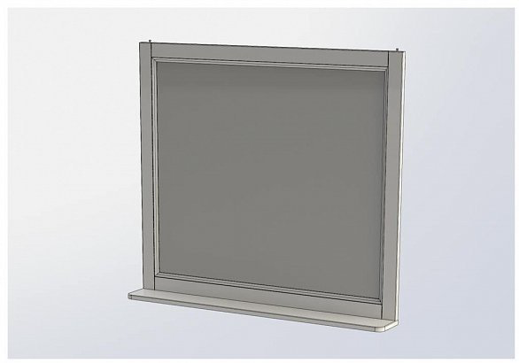 Зеркало настенное Aquanet Бостон М 100x89.5см купить,NaN