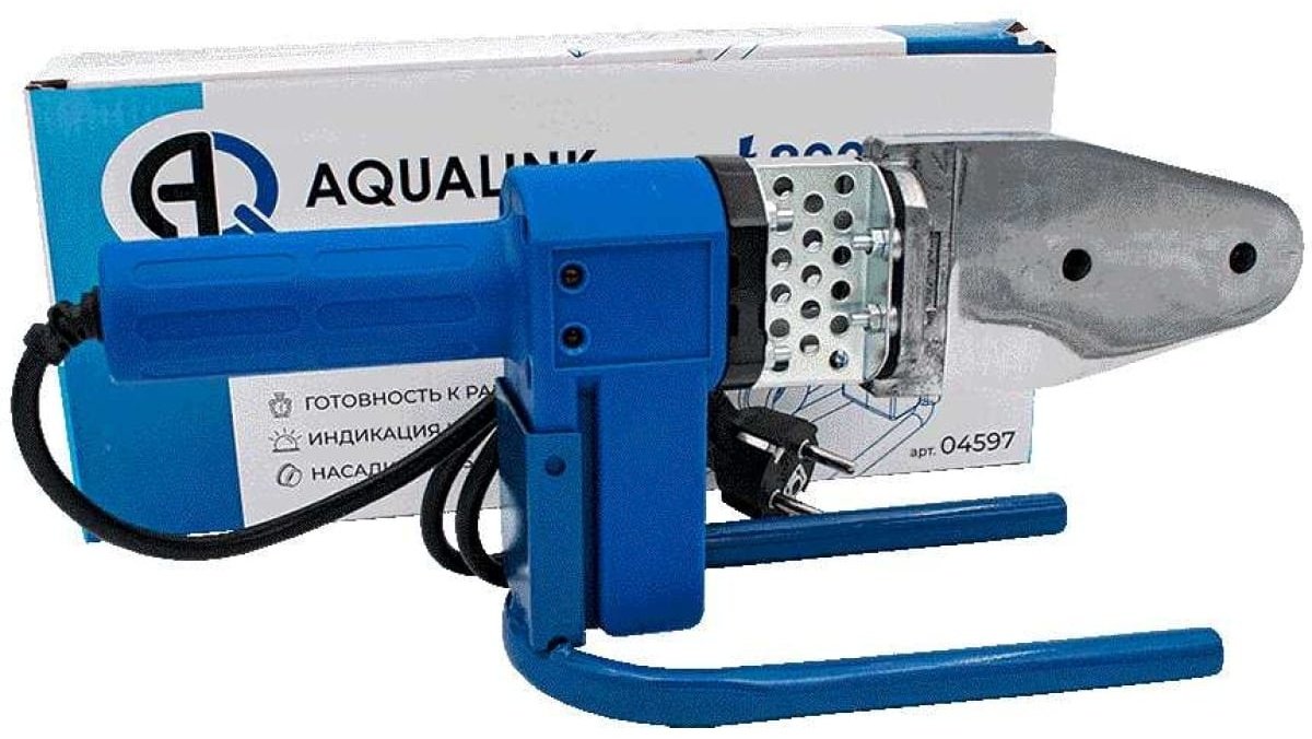 Аппарат для сварки пластиковых труб Aqualink AQ А-04597 800 - ForteMarket Аппарат для сварки пластиковых труб Aqualink AQ А-04597 800 купить,0