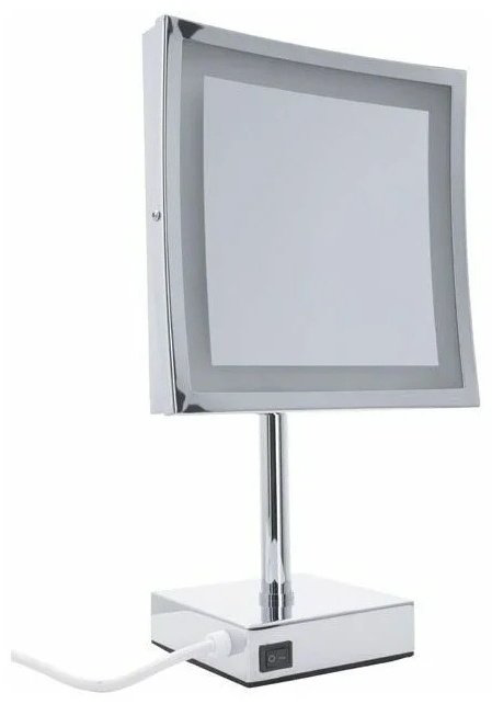 Aquanet Зеркало косметическое настольное с LED подсветкой квадратное 2205D купить,NaN