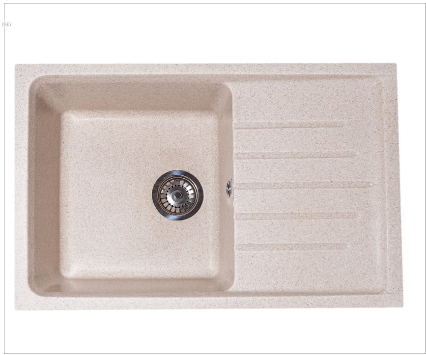 Кухонная мойка Avina врезная 00-00000087, бежевый