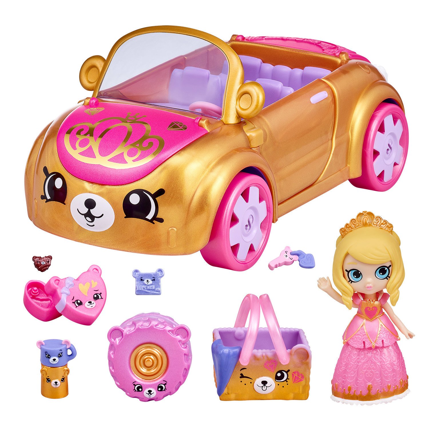 Игровой набор Moose Shopkins Кабриолет Королевская мода 57577 купить,NaN