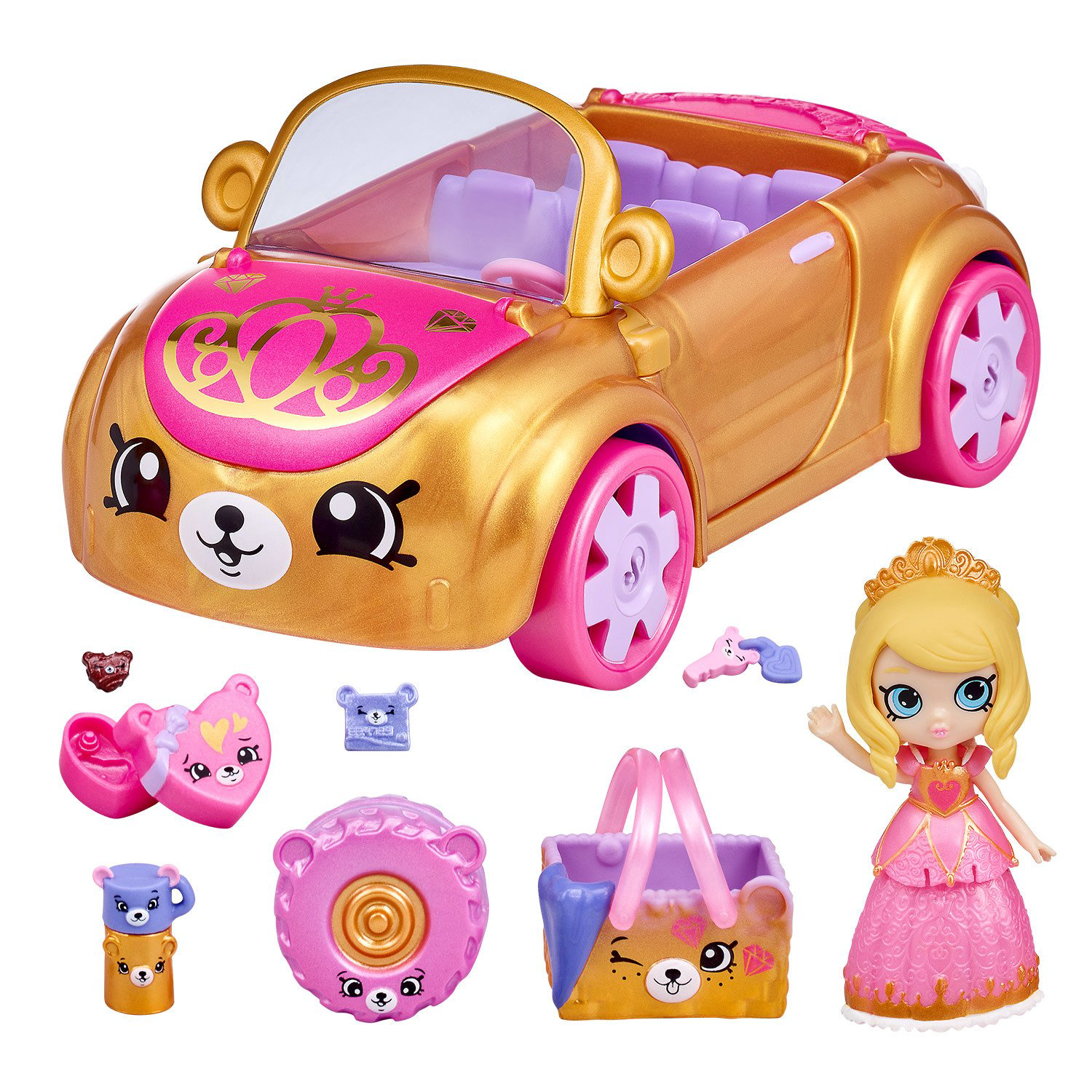 Игровой набор Moose Shopkins Кабриолет Королевская мода 57577 купить,NaN