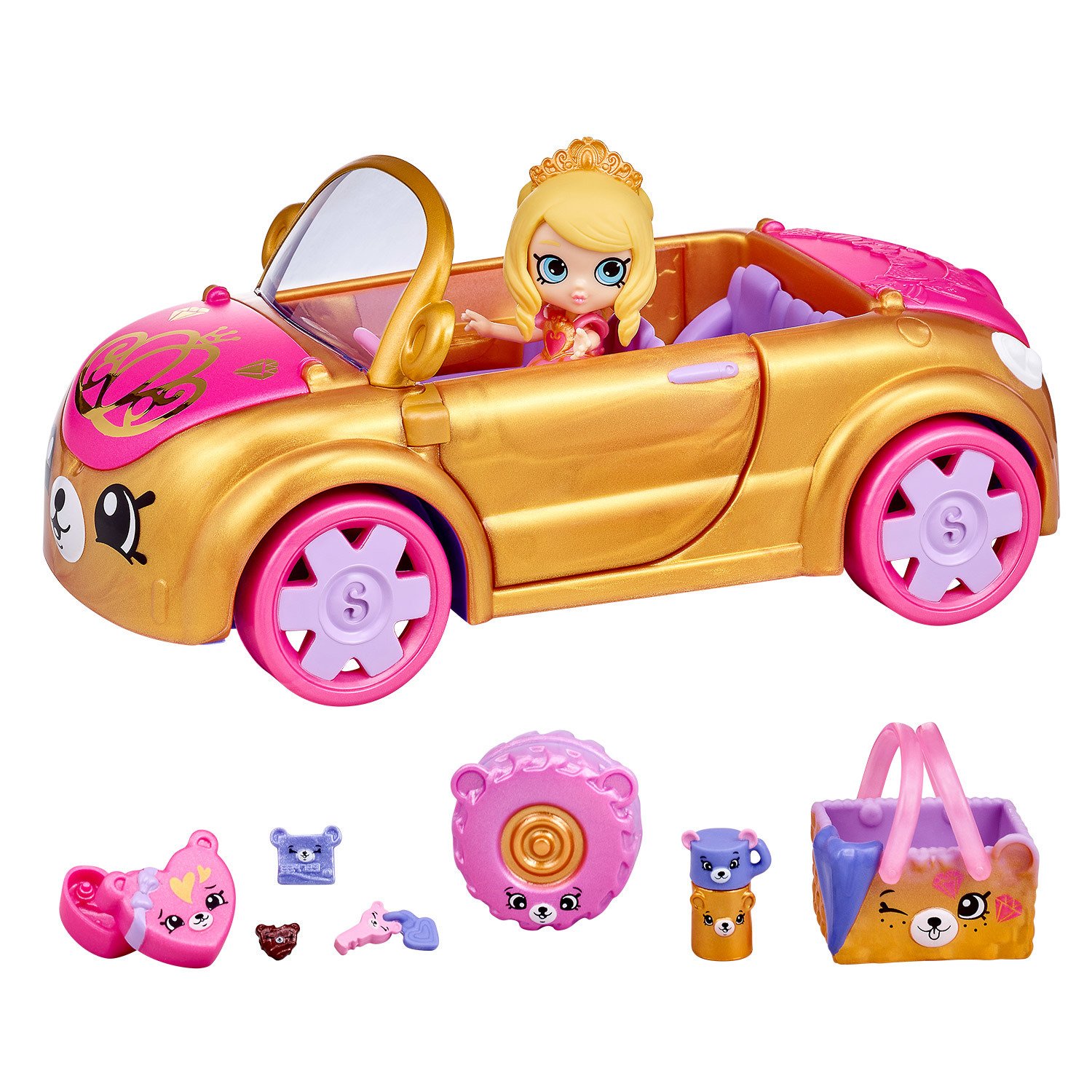 Игровой набор Moose Shopkins Кабриолет Королевская мода 57577 купить,NaN