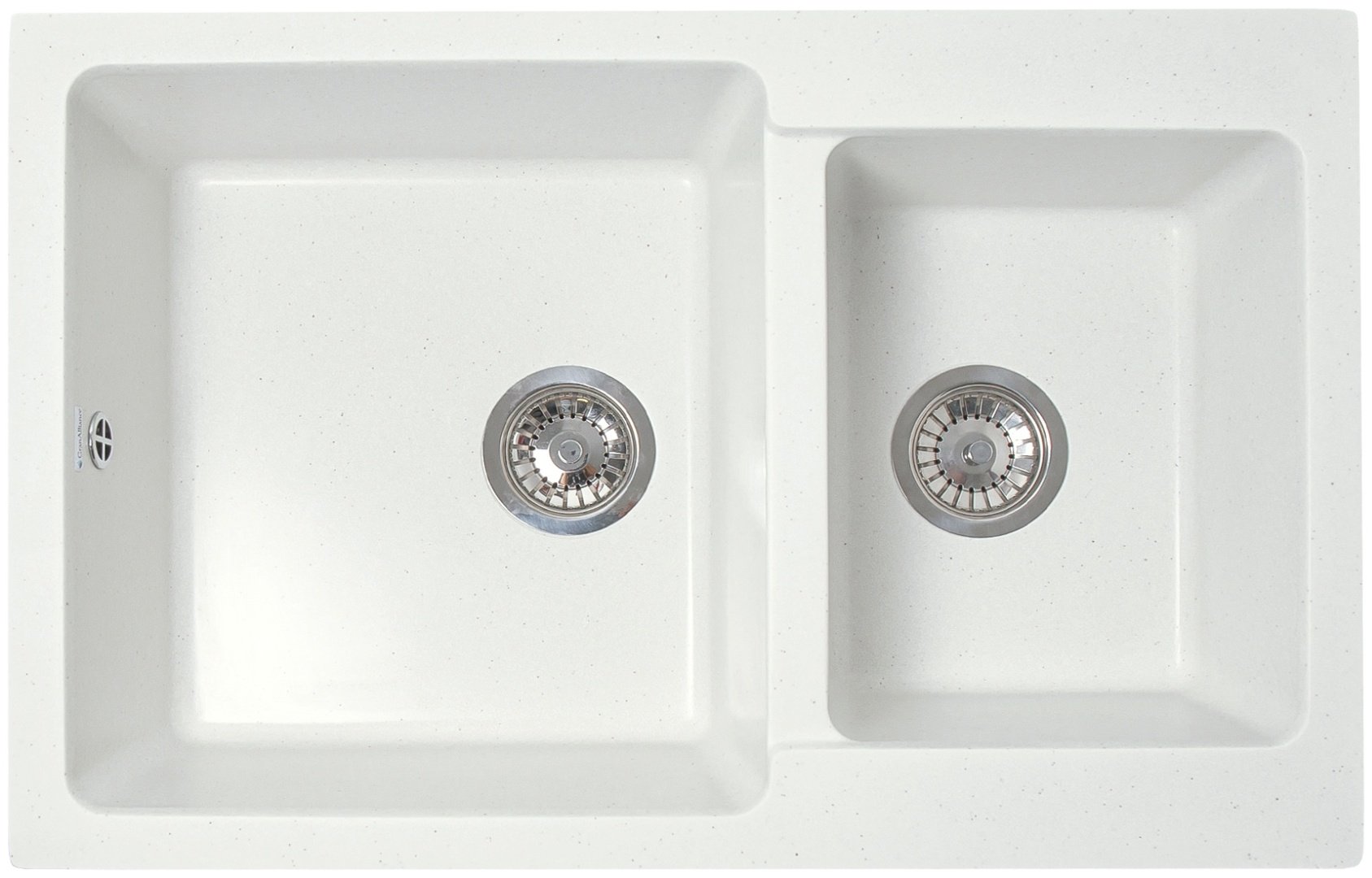 Кухонная мойка Avina врезная G-54, белый