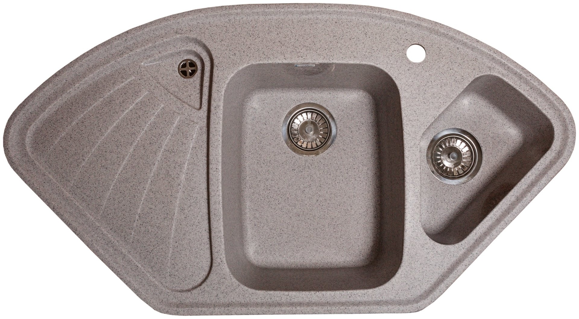 Кухонная мойка Avina врезная G-61, серый - ForteMarket Кухонная мойка Avina врезная G-61, серый купить,0
