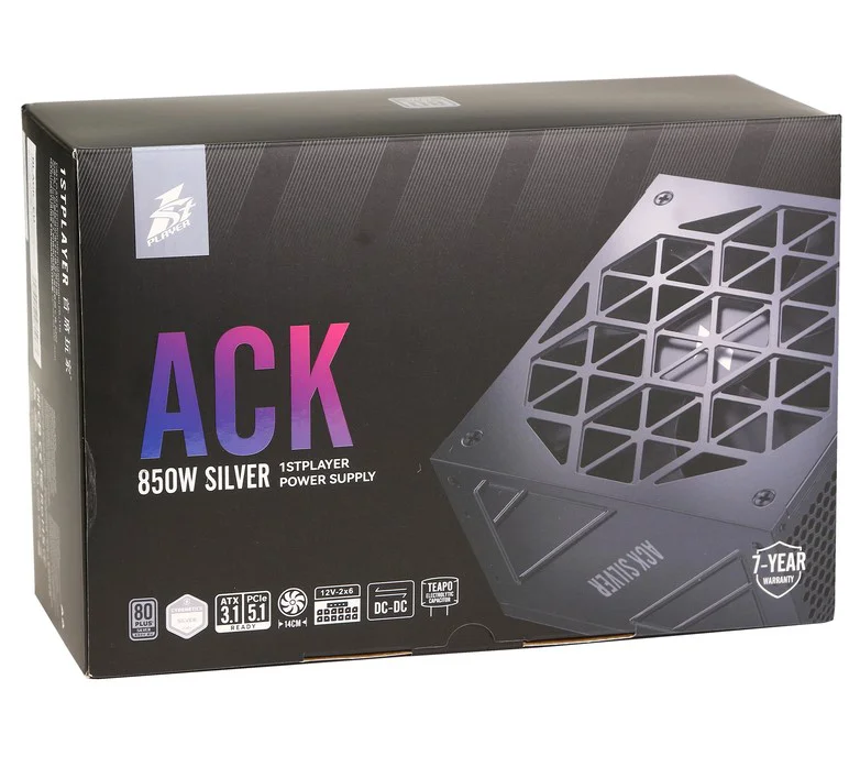 Блок питания 1Stplayer HA-850BA7 BK 850W