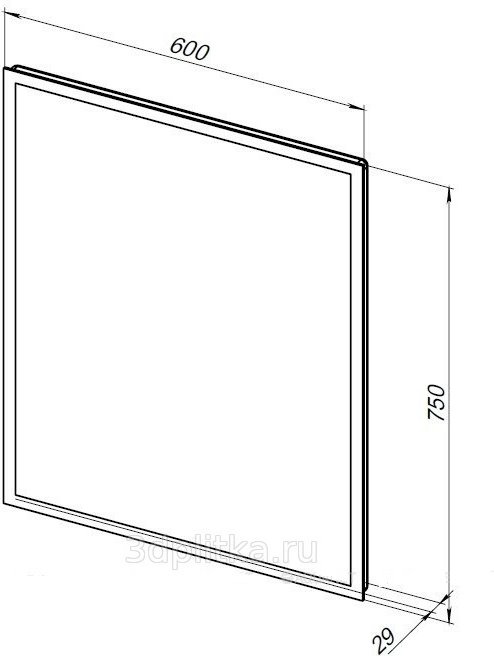 Умное зеркало настенное Aquanet 60x75см купить,95900