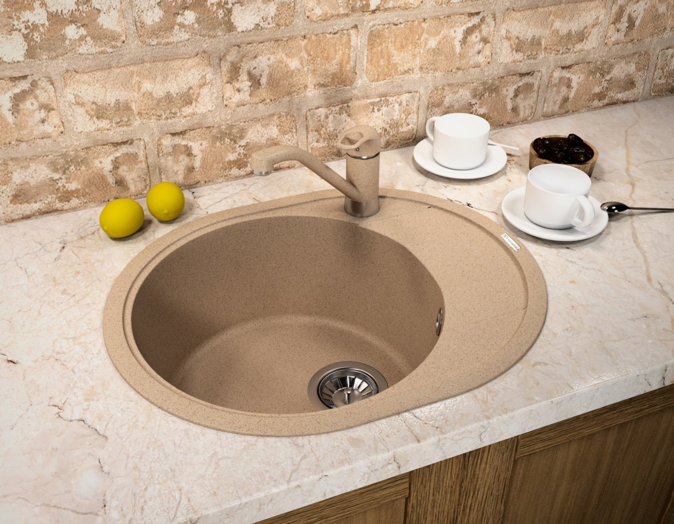 Кухонная мойка Avina врезная MR-27 бежевый