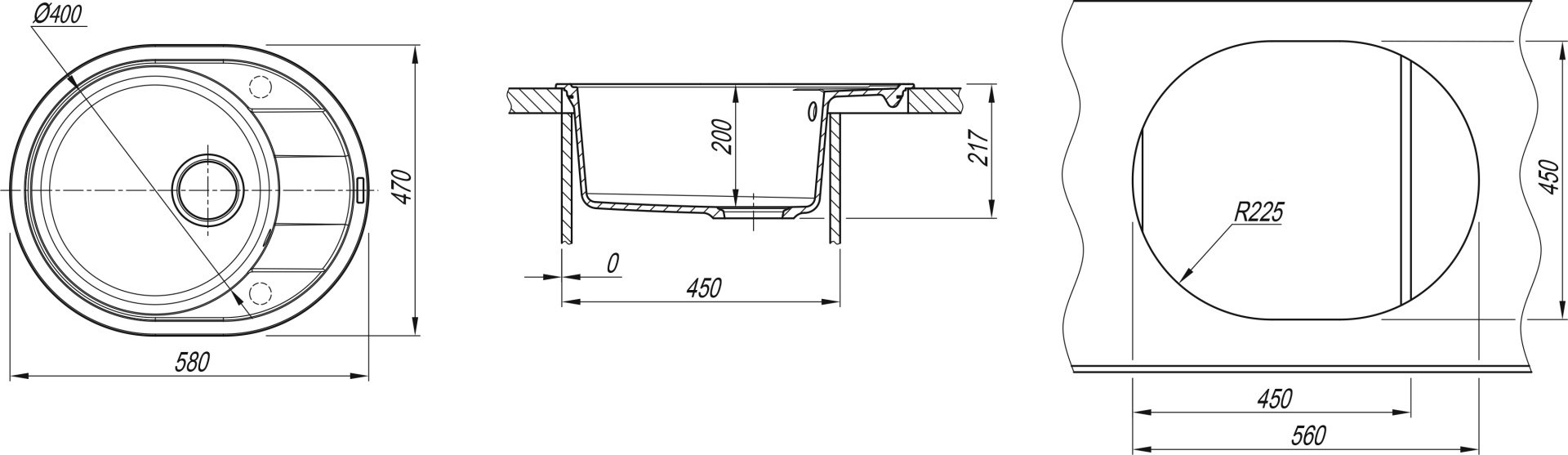 Кухонная мойка Avina врезная MR-27 бежевый