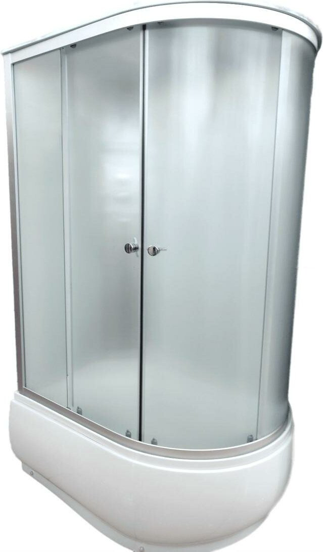 Душевая кабина Aquapulse 4006B L fabric white (220х80 см), высокий поддон купить,NaN