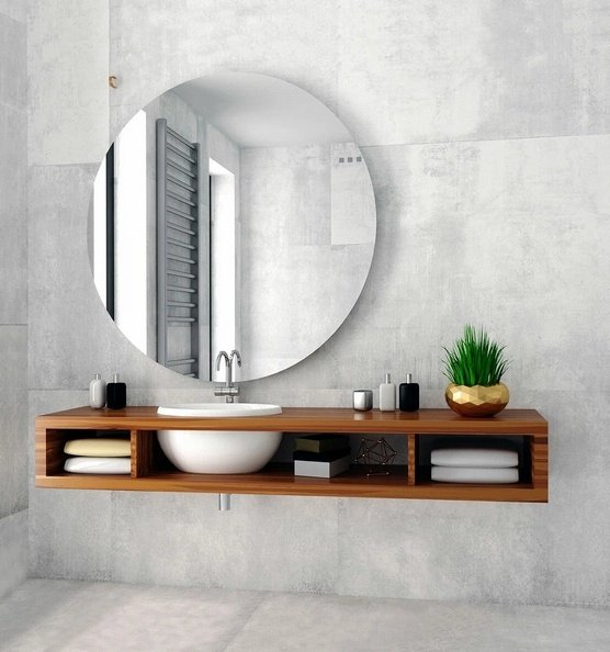 Зеркало настенное Azario 100x100 см