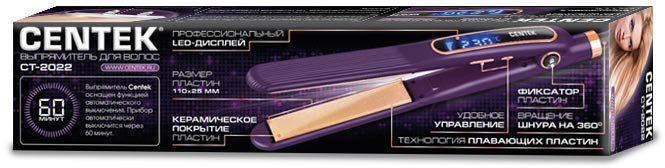 Щипцы Centek CT-2022 фиолетовые купить,NaN