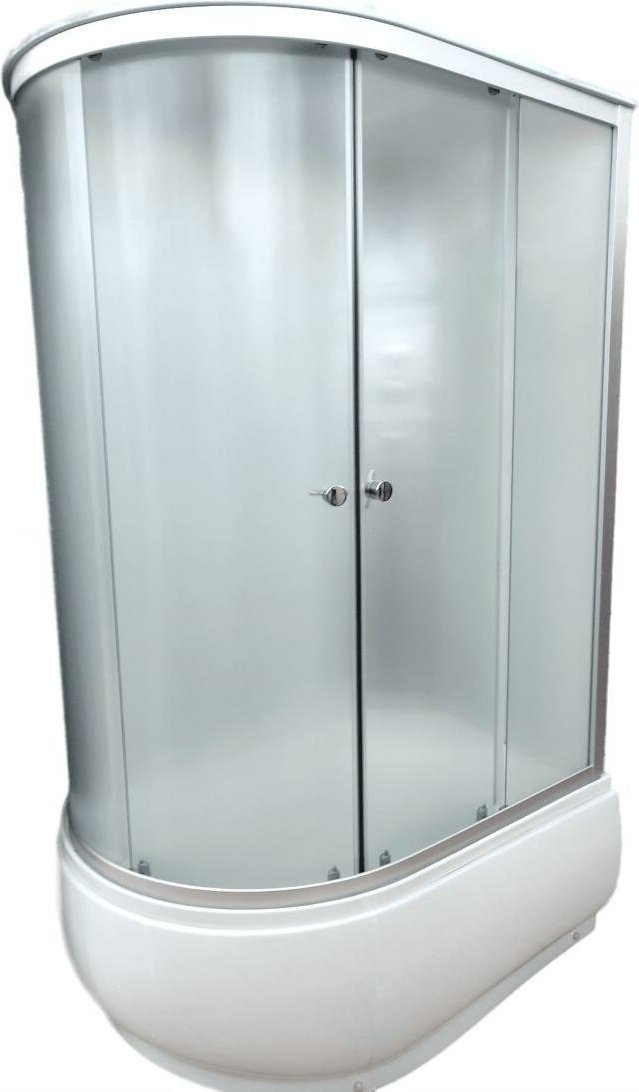Душевая кабина Aquapulse 4006B R fabric white (220х80 см), высокий поддон