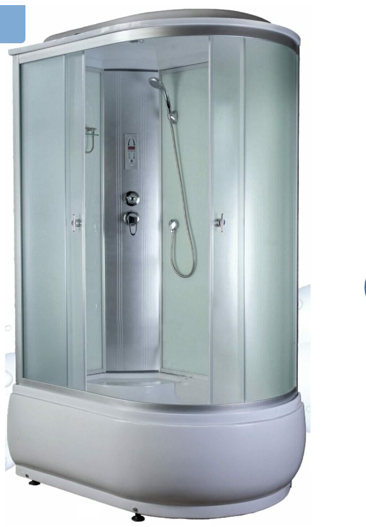 Душевая кабина Aquapulse 4006C L (220х120 см), высокий поддон