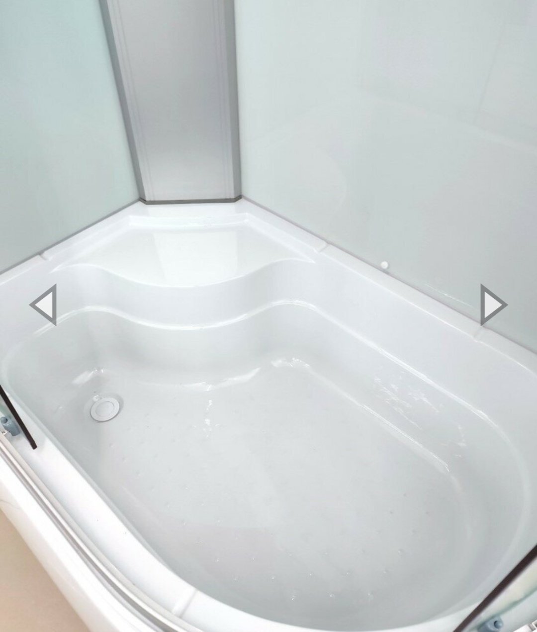 Душевая кабина Aquapulse 4006C L (220х120 см), высокий поддон