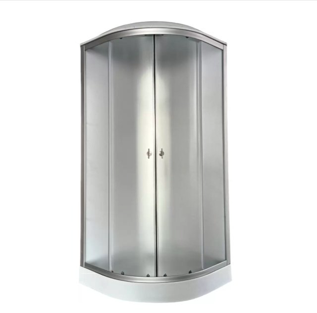 Душевая кабина Aquapulse 4022E fabric white marble (220х90 см), низкий поддон купить,NaN