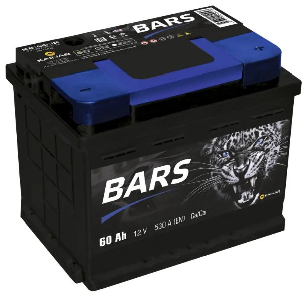 Аккумулятор BARS 00041562 060 АПЗ 60 Ач обратная