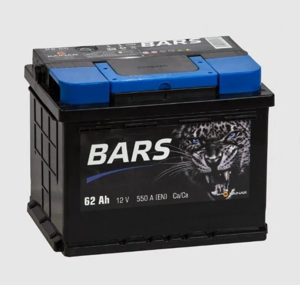 Аккумулятор BARS 00044035 062 АПЗ 62 Ач прямая купить,NaN