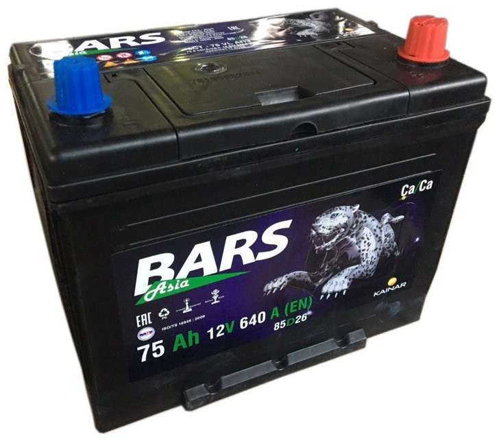Аккумулятор BARS 85D26 Asia 75 обратная купить,79100