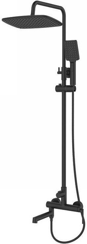 BelBagno душевая стойка Acqua ACQUA-VSCM-NERO купить,NaN