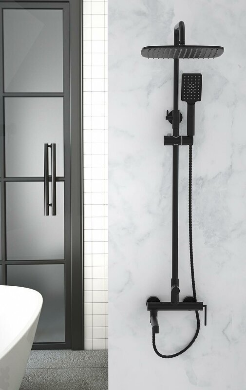 BelBagno душевая стойка Acqua ACQUA-VSCM-NERO - ForteMarket BelBagno душевая стойка Acqua ACQUA-VSCM-NERO купить,0