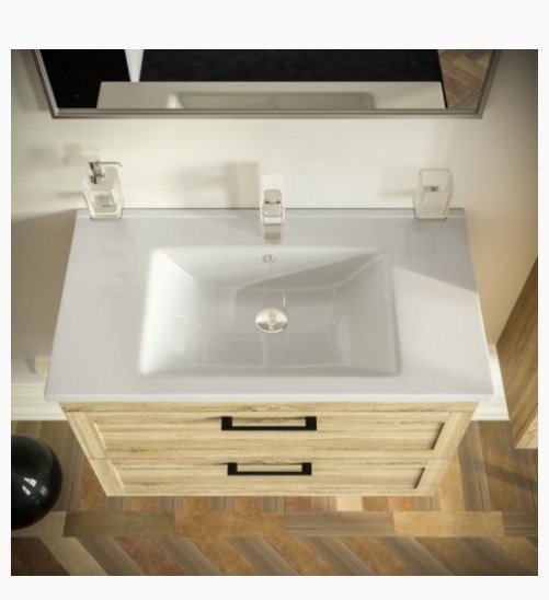Тумба с раковиной AQUARODOS ScandiSPA INARI 85, 85x57x45см, бежевый купить,NaN