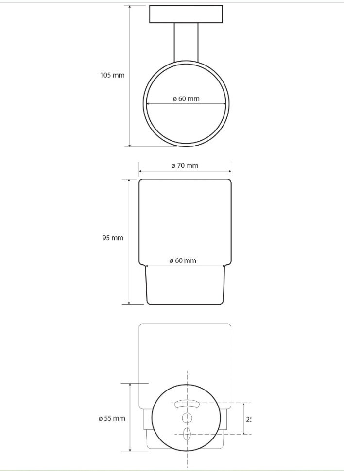 Bemeta держатель 104110014 WHITE Bemeta 2 1 шт, металл купить,18200