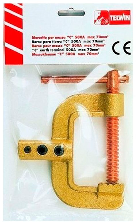 Telwin зажим/крокодил 1 шт 802536 купить,NaN