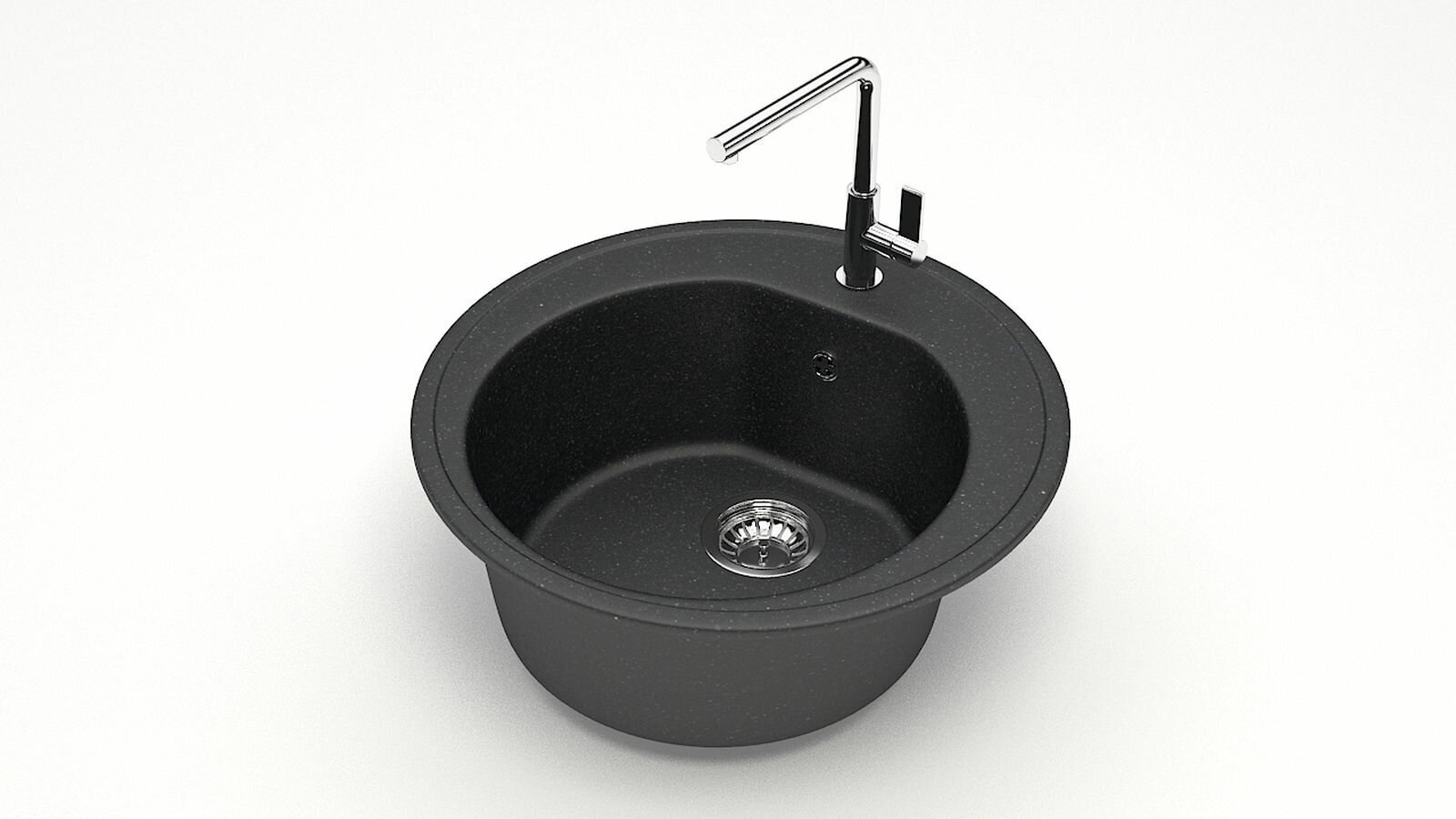 Кухонная мойка Bergg 3/Q4 врезная 51х51х19 см, искусственный гранит - ForteMarket Кухонная мойка Bergg 3/Q4 врезная 51х51х19 см, искусственный гранит купить,0