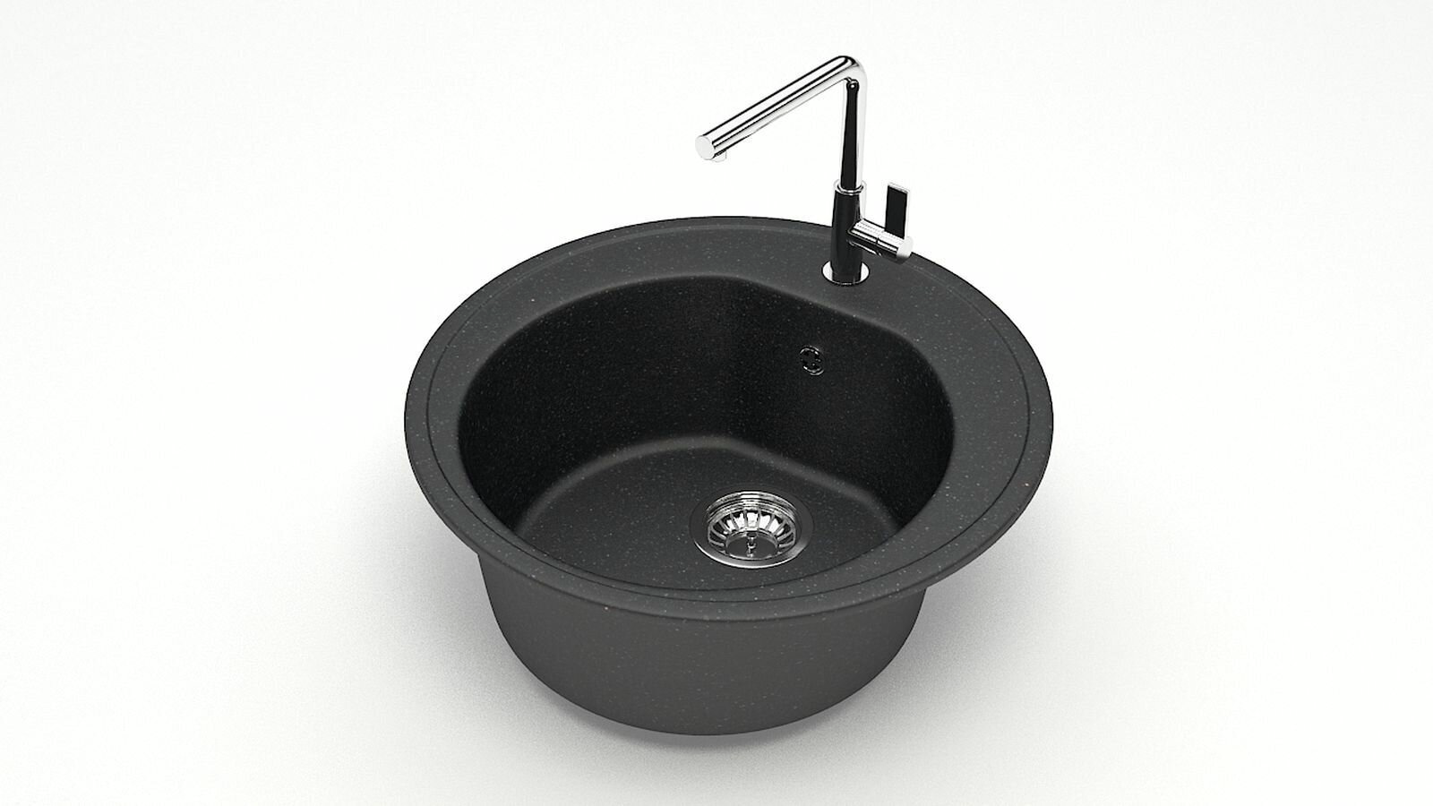 Кухонная мойка Bergg 3/Q4 врезная 51х51х19 см, искусственный гранит купить,NaN