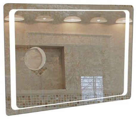 Зеркало настенное Aquarodos Омега Luxe Light-RL 100x70см