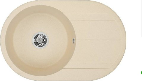 Кухонная мойка AQUATON Амира 1A712932AI290 шампань шампань врезная 78х50х18 см, искусственный мрамор купить,88900