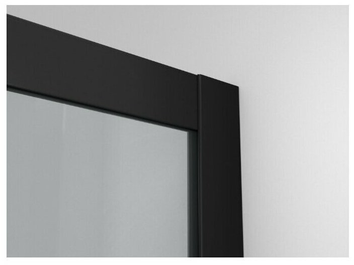 Душевое ограждение Ambassador одностенное Queen 11011201 Black, 900х2000 мм купить,NaN