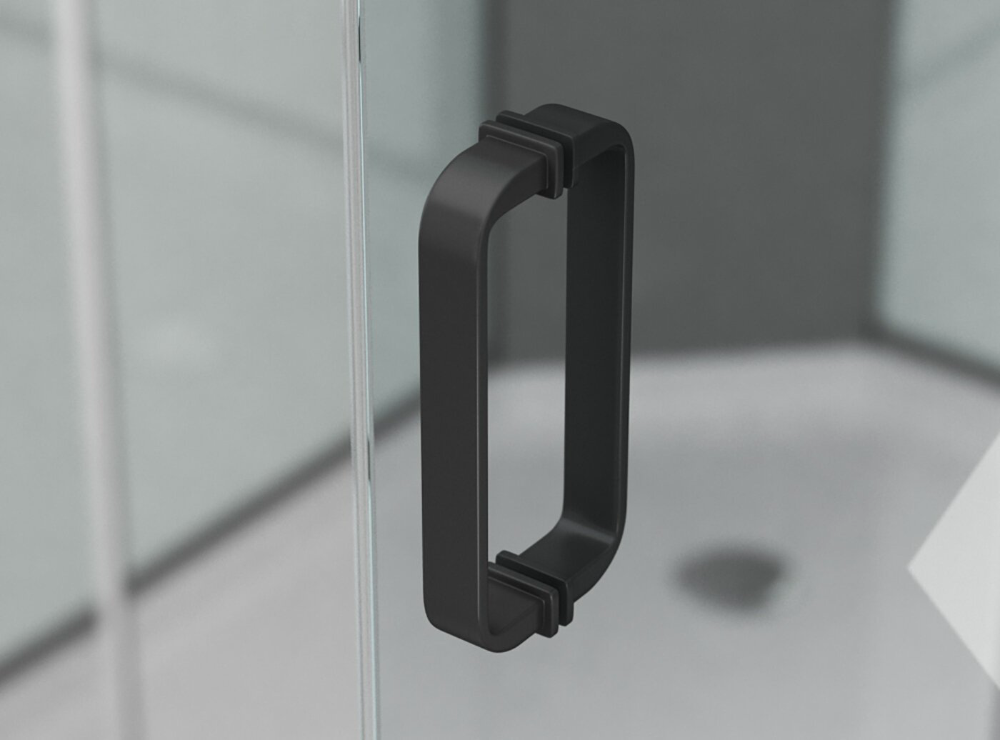 Душевое ограждение Ambassador одностенное Queen 11011201 Black, 900х2000 мм купить,NaN