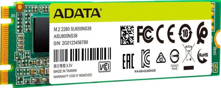 SSD накопитель Adata SU650 ASU650NS38-512GT-C 512Gb купить,0