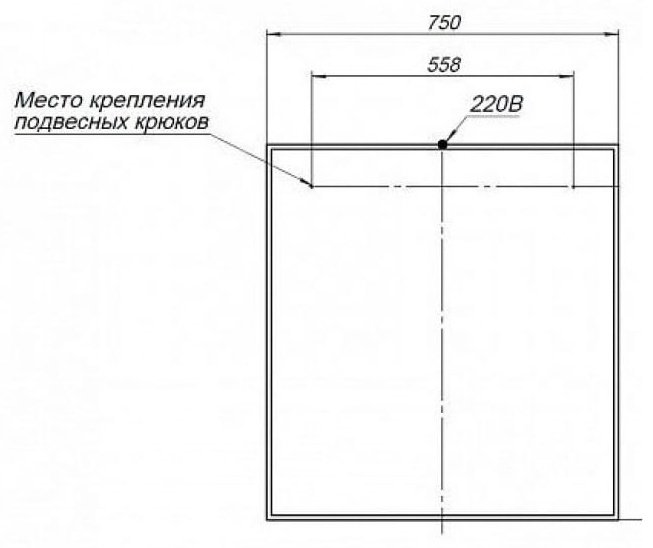 Зеркало настенное Aquanet Nova Lite 242271 75x80см купить,NaN