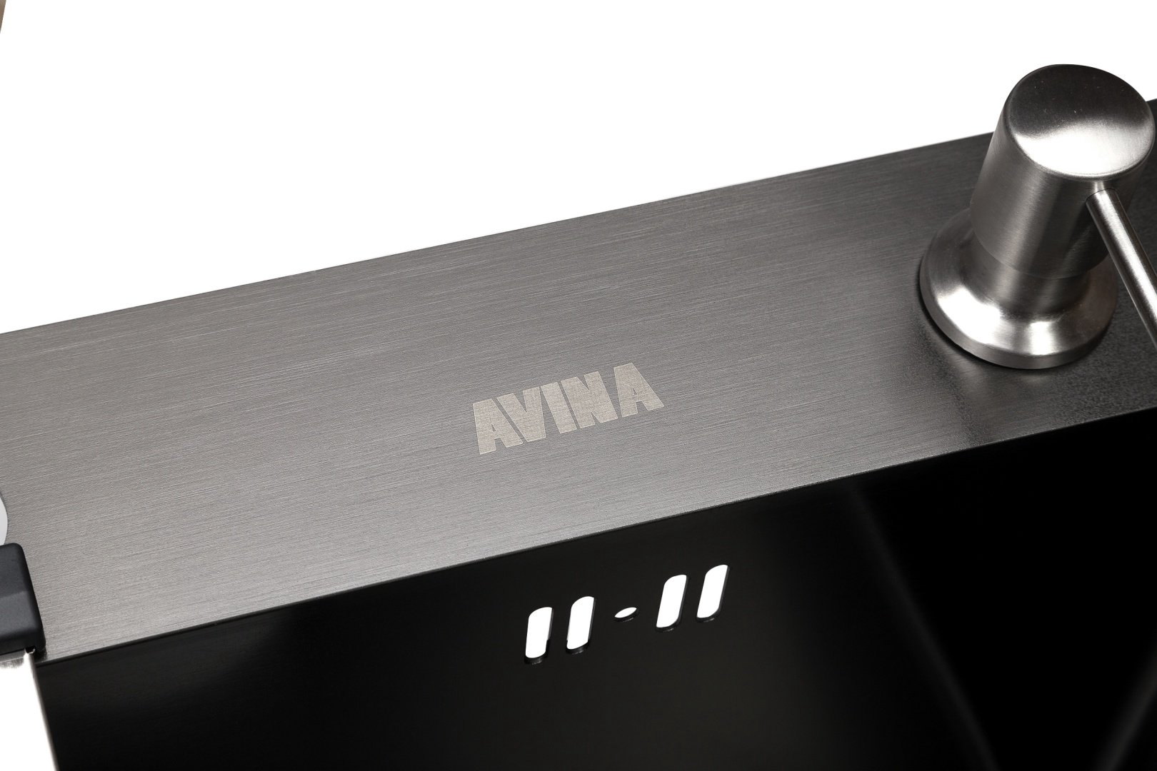 Кухонная мойка Avina 80х48 сатин черный купить,NaN