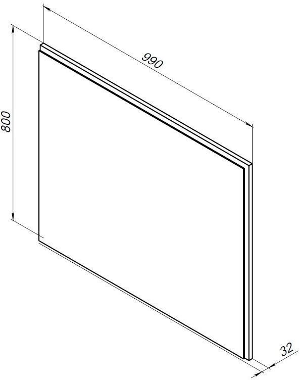 Зеркало настенное Aquanet 99x80 см - ForteMarket Зеркало настенное Aquanet 99x80 см купить,0