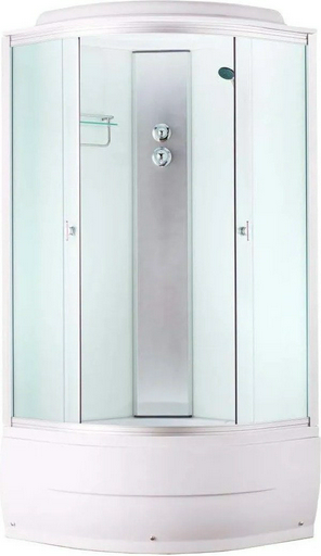 Душевая кабина Aquapulse 4001D fabric white (220х80 см), высокий поддон