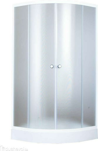 Душевое ограждение Aquapulse двухстенное 9402B fabric, 900х1950 мм