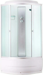 Душевая кабина Aquapulse 4001D fabric white (220х80 см), высокий поддон