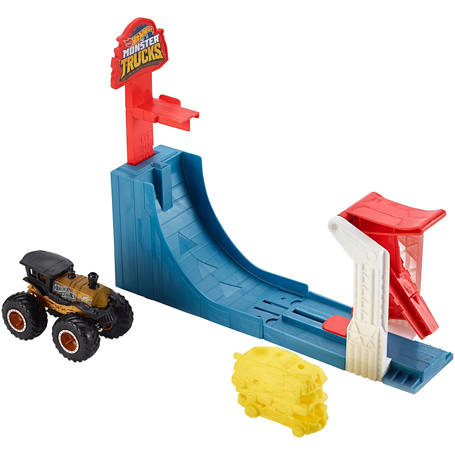 Игровой набор Hot Wheels Монстр трак Поединок в воздухе GCG00 купить,NaN