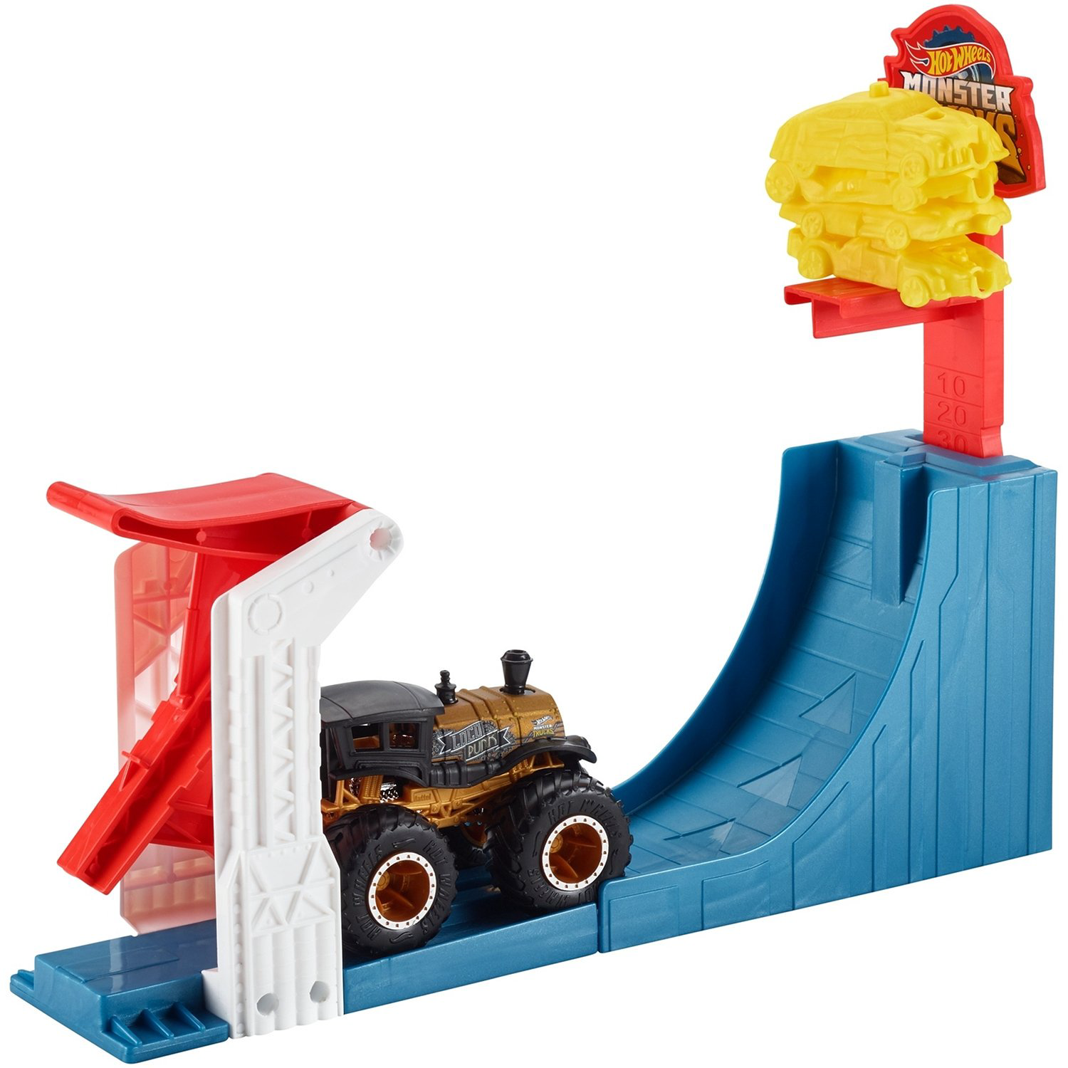 Игровой набор Hot Wheels Монстр трак Поединок в воздухе GCG00 купить,NaN
