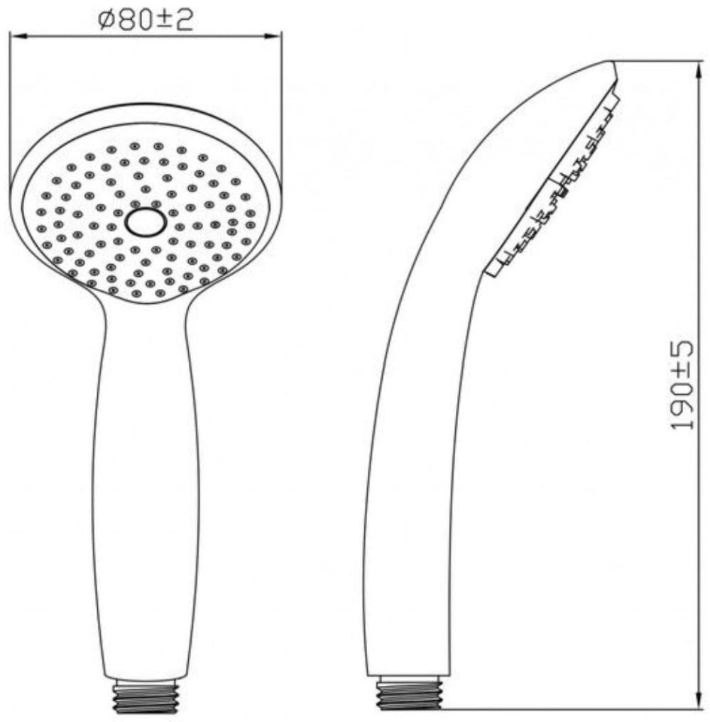 Calorie лейка для душа Calorie 1026