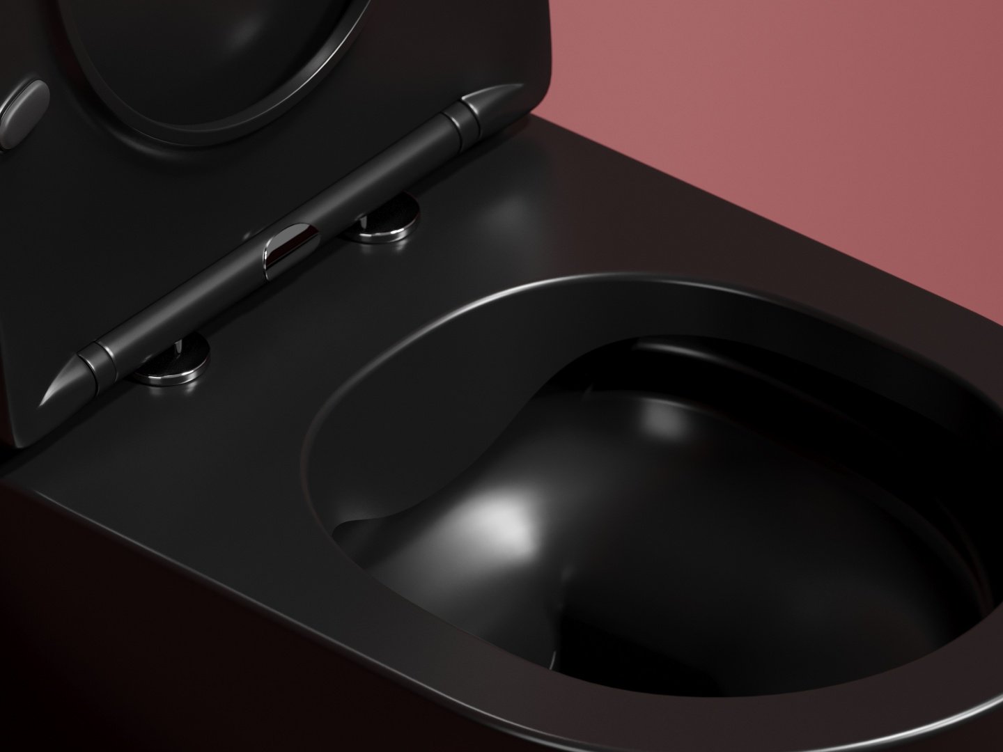 Унитаз Ceramicanova Modena Rimless черный